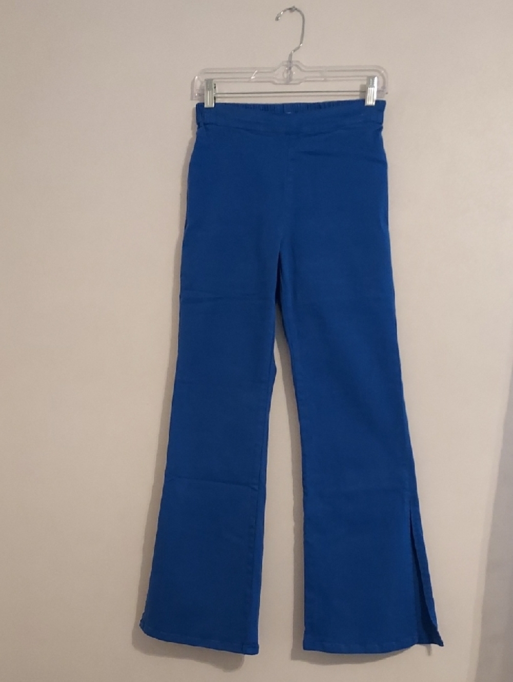 Easel Blue Pants Wide Leg  (size Small)